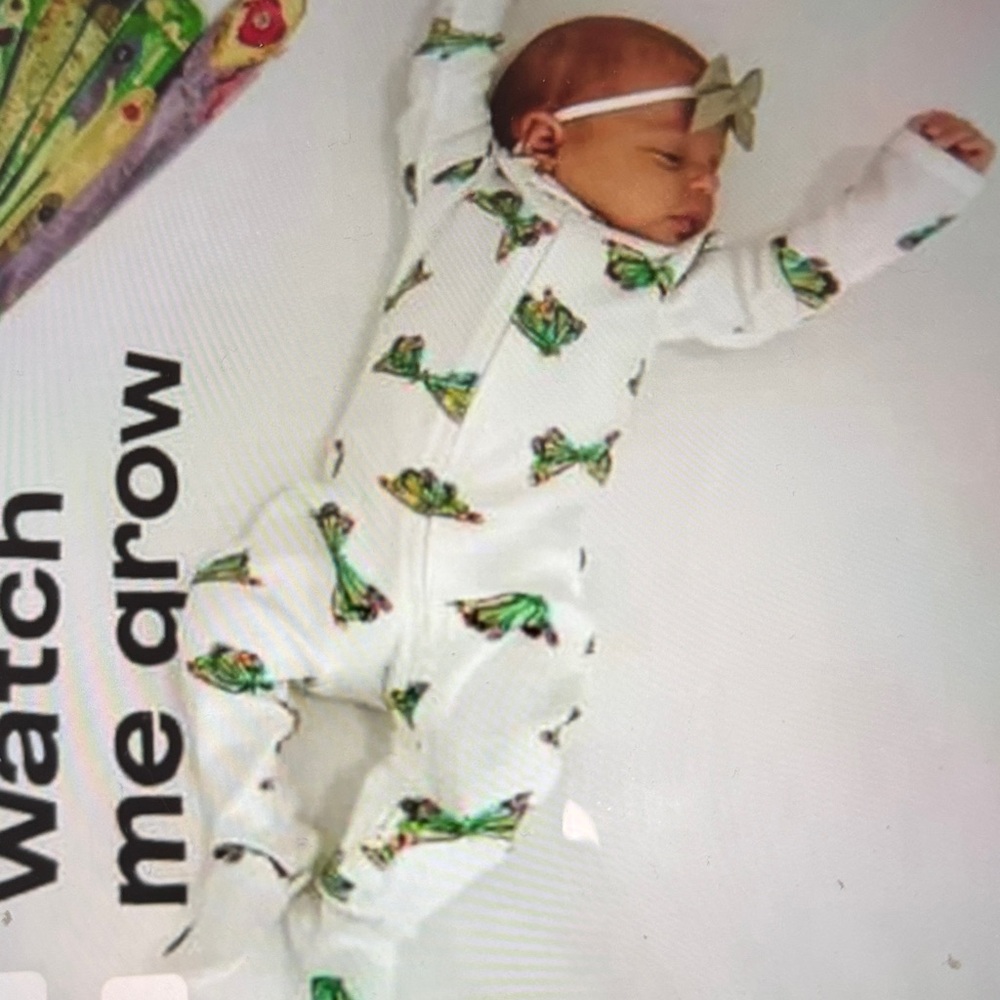 L'ovedbaby White Footed One-Piece Butterfly Organic — image 8 of 8